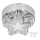 thumbnail image 3 of Lámpara de techo lámpara de techo moderna y sencilla con forma de estrella de cinco puntas de acero inoxidable para pasillo para cocina ANGGREK Otros, 3 of 8