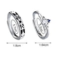 thumbnail image 6 of Mightlink Couple Ring Luxury Exquisite Non-Fading Valentine's Day Jewelry The Princess And The Knight Engagement Ring for Anniversary, 6 of 7