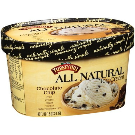 Turkey Hill Chocolate Chip All Natural Ice Cream, 48 fl oz - Walmart.com