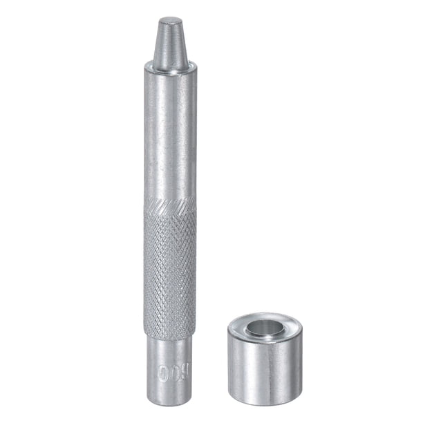Herramienta de troqueladora de agujeros de ojales de 8 mm, herramienta instaladora de ojales con base para manualidades de tela