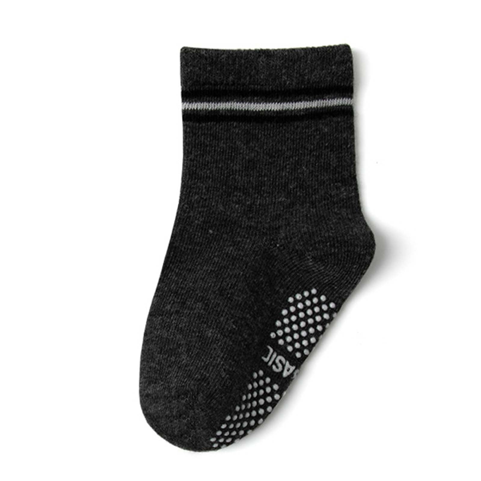 Shldybc Toddler Girl Socks Baby Non Slip Grip Cute Ankle Cotton Socks with Grippers for Toddlers Infants Kids Boys Girls 2-3T Colorful Christmas Gifts