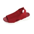 thumbnail image 2 of YOUYEDIAN Orthopedic Sandals for Women Beach Open Toe Arch Support Shoes Summer Comfy Slip on Non Slip Casual Slippers, 2 of 7