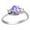 Purple, variant on Arlette Simulated Fire Green or Purple Opal Ring Womens Engagement Ginger Lyne Collection