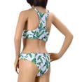 thumbnail image 4 of Maillot de Bain 2 Pcs pour Femmes, Bas de Bikini Rehausseur Rembourré à Imprimé Floral, 4 of 4