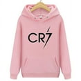 thumbnail image 1 of Cr7 Imprimé Mode Urbaine Star du Football Hommes Femmes Chandails en Molleton Mode Chandails à Capuchon Tops, 1 of 5