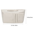 thumbnail image 2 of unbranded Bolsa Organizadora De Maquillaje Portátil Beige Con Gran Capacidad Para Viajes Y Uso Diario, 2 of 8