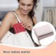 thumbnail image 3 of Cartera triple Qarigey para Mujer de lujo con varias ranuras Beige, 3 of 6