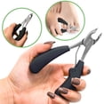 thumbnail image 2 of Maccibelle New York Precission Nail Nipper for Ingrow and Thick Toe Nail + Cuticle Pusher Stainless Steel and Nail Cleaner Nail Art Remover Tool #12, 2 of 5