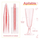 thumbnail image 2 of Copas Plastico Fiesta Elagantes Champagne Rosa 50 Piezas rosa, 2 of 5