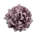 thumbnail image 1 of Broche de flores, broche de camelia de satén, broche de flores, broche de solapa para el cabello morado claro, 1 of 9
