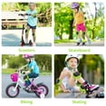 thumbnail image 2 of Kids Protective Gear Set, Knee Pads for Kids 2-8 Years Toddler, Knee and Elbow Pads with Wrist Guards for Skating Cycling Bike, Green, 2 of 8