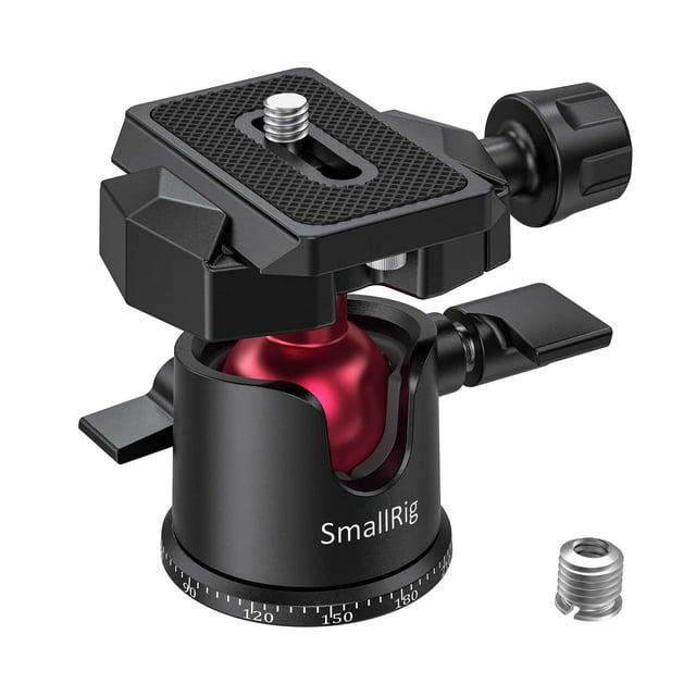 Trípode con cabeza esférica SMALLRIG Panoramic con tornillo 1/4 de rosca 3/8