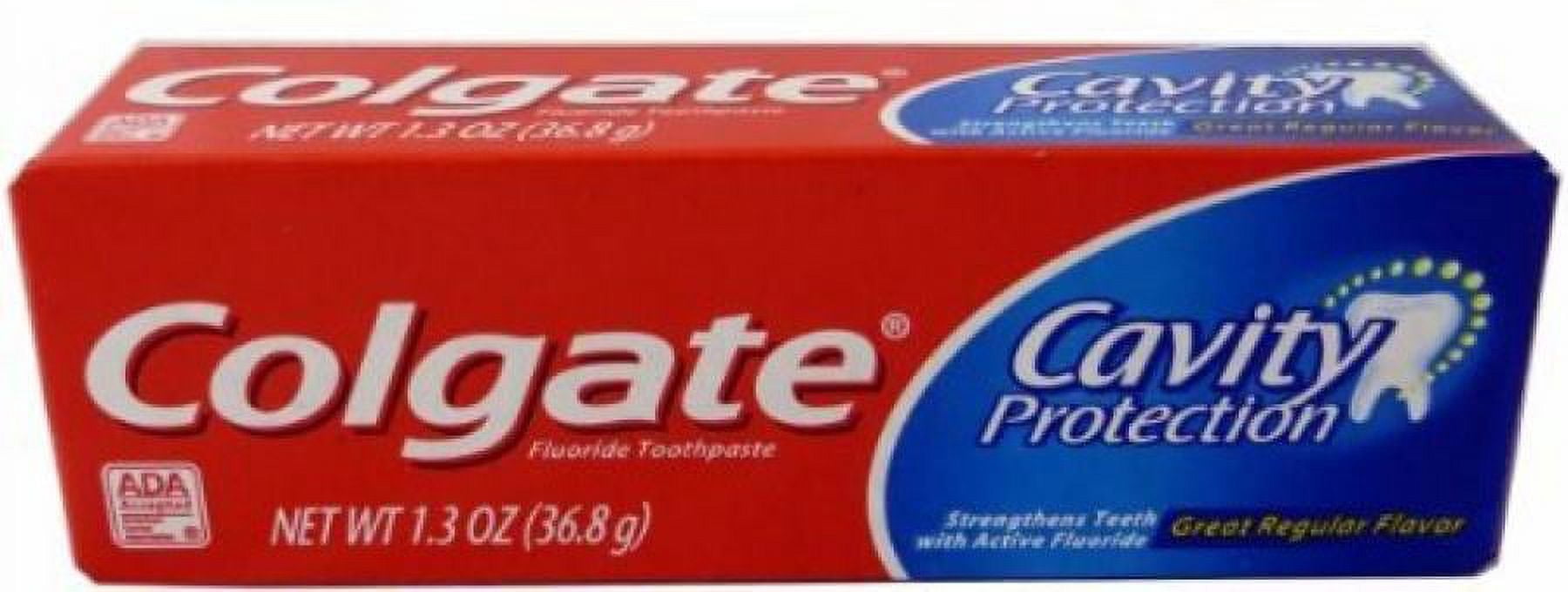 Colgate Cavity Protection Toothpaste, 1 Ounce Tube, 24 Count