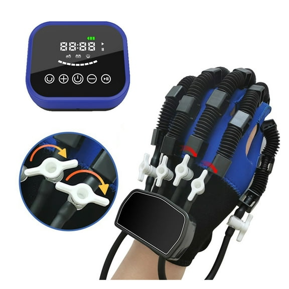 Robot Rehabilitation Gloves Stroke Hemiplegia Training Equipment Hand Home Pneumatic Function Mechanical Finger Board To Finger ,Easy to Use