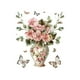 thumbnail image 1 of Vase de Flores Butterfly Wall Sticker Decal PVC Fondo de Fondo de de La Escuela Extraíbles Decoración de La Puerta de La Sala de Jue, 1 of 7