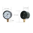 thumbnail image 2 of Manómetro de baja presión de cápsula JIVTO 0-5 PSI para aire, gas y agua, 2 of 7