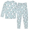 thumbnail image 2 of FORMRS Toddler Unisex Long Sleeve Top and Pants Pajama Set 2-Piece Sleepwear, Sizes 18M-8Y, Cartoon Sheep Pattern, 2 of 6