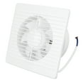 thumbnail image 1 of Extractor de aire de pared de 7 aspas con válvula de retención para cocina y baño, 220 V (13,3 cm), 1 of 14