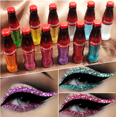 Liquid Glitter Eyeliner, Metallic Shimmer Glitter Eyeshadow, Long