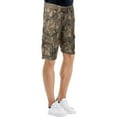 thumbnail image 3 of RAW X Mens Belted 12.5" Inseam Knee Length Cargo Shorts, Desert Camo, 32, 3 of 4