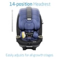 thumbnail image 3 of Maxi-Cosi Magellan LiftFit Asiento convertible todo en uno para automóvil, sistema de asientos 5 en 1 para niños desde el nacimiento hasta los 10 años (5-100 lbs), Aegean Storm, 3 of 5