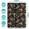 thumbnail image 5 of Boho Mushroom Dog Feeding Mat - Absorbent Waterproof Pet Food Mat - Non-Slip Dog Bowl Mat - Vintage Mushroom Design - 4-Layer Eco-Friendly Mat for Messy Eaters 12"X19", 5 of 5