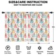 thumbnail image 2 of Blackout Kids Curtains,White Princess & Leaf Pattern Childrens Insulated Curtains Set Of 2,Bedroom Essentials,Toddler Room Decor 42"x54", 2 of 5