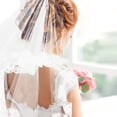 thumbnail image 4 of unbranded Velo De Largo Para Novia Con Encaje Decorativo Ideal Para Eventos De, 4 of 8