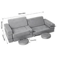 thumbnail image 2 of Modular Kids Couch - Versatile Furniture for Toddler Playroom, Bedroom - Ideal for Play, Sleep, and Imaginative Fun for Boys and Girls, 2 of 6