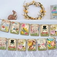 thumbnail image 4 of 60% Discount Promotional Items: Retro Easter Square Banner Rabbit Egg Square Pull Flag Spring Interior Decoration Pull Flower New Product Easter Outdoor Square Banner Easter, By Meiiso, 4 of 7