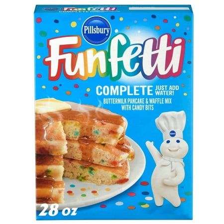 UPC 013300000045 product image for Pillsbury Funfetti Complete Buttermilk Pancake and Waffle Mix  28 oz Box | upcitemdb.com