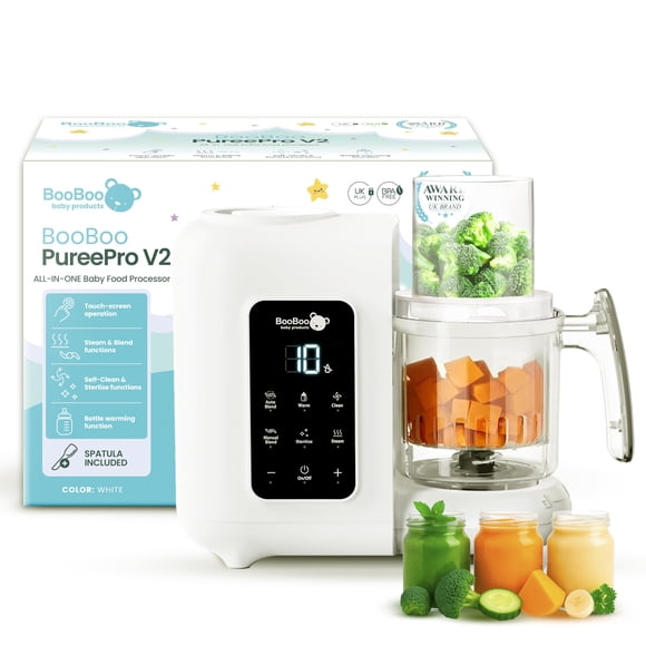 Preparador de comida para bebé BooBoo Baby PuréePro V2 5 en 1