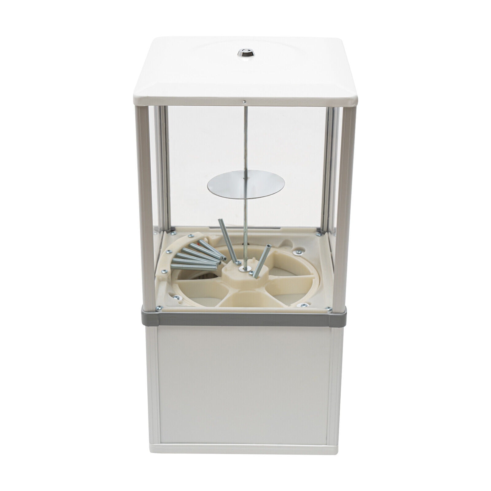 25-cent White Vending Machines Commercial Vending Machine Gumball Machine for Small Capsule Toys Twister Balls