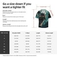 thumbnail image 5 of Kdxio Men's Hawaiian Shirt for Men Short Sleeve Shirt Underwater Dinosaur Shark Summer Casual Holiday Beach Button Down T-Shirts, 5 of 5
