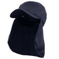 thumbnail image 4 of Men's UV Sun Protection Cap Foldable Quick Dry Lightweight with Neck Flap Cover Visor Hat, 4 of 4