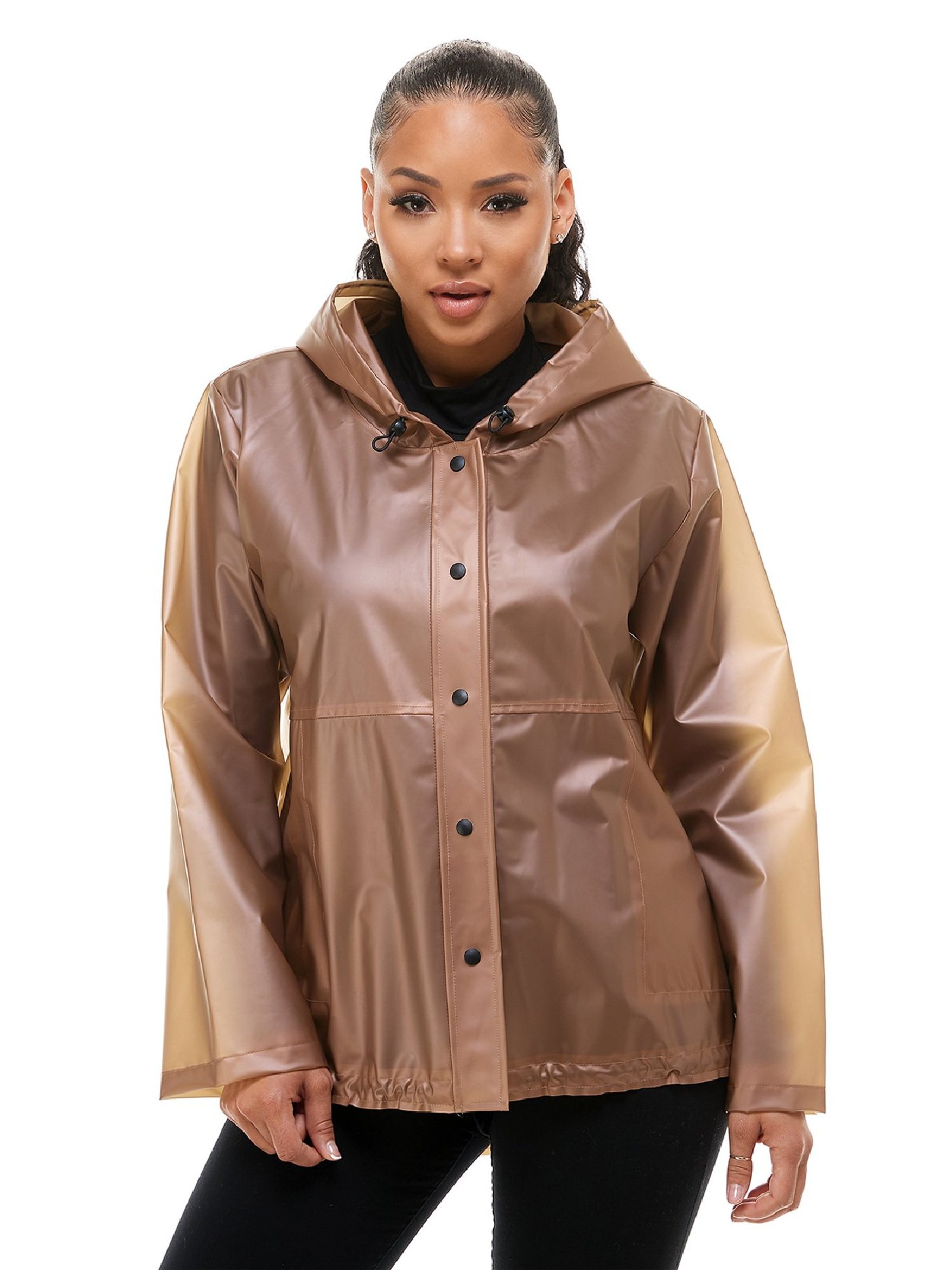 light brown raincoat