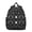 Moon and Leaf, variant on Sun and Moon Gothic Pattern Backpack for School, Cute School Bag with Adjustable Shoulder Straps and Padded Back, 13.8"x11.4"x6"