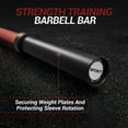 thumbnail image 2 of GARVEE 7ft Olympic Barbell,1500LB High-Capacity Weight Bar for Weightlifting and Powerlifting 45lb,Black&Red, 2 of 8