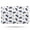 Police and Light White Pattern, variant on Police and Light Red Pattern Non Slip Microfiber Bathroom Rugs, Soft Rubber Backing Bath Mats for Bathroom Floor Tub and Shower,17"x30"