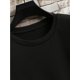 thumbnail image 4 of Camiseta gráfica "Si lastimas a mi perro...", mezcla de algodón, cuello redondo informal, elasticidad media, tejido de punto, 220 g, unisex, para correr, senderismo, deportes, ropa informal y de fiest, 4 of 5