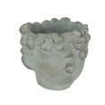 thumbnail image 1 of Pucker Up Concrete Head Kissing Face Mini Decor Succulent Planter 7 Inch Tall, 1 of 5
