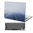 thumbnail image 1 of KSK KAISHEK Only Compatible MacBook Pro 16 inchs Case 2021/2022/2023 Rel. Model A2485 & A2780, Plastic Hard Case + Black Keyboard Cover, Flower 1130, 1 of 5