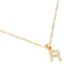 thumbnail image 2 of Dije Inicial / Letra R Mini con Zirconia Chapa de Oro 18k + Cadena Ametrinaa MPGD0019-R, 2 of 5