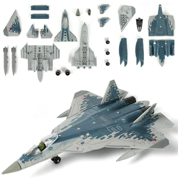 Maqueta de avión militar SEBINAS Su-57s a escala 1/72