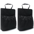 thumbnail image 1 of 2X Car Net Mesh Pocket Seat Back Multi-Pocket Storage Bag Organizer Holder Negro, 1 of 1