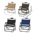 thumbnail image 2 of Silla plegable Advancent para pesca senderismo picnic azul, 2 of 6