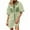 Army Green, variant on Cardigan Dress for Women V-Neck Short Sleeve Lapel Midi Button Up Dress Casual Loose Short Skirt with Pockets