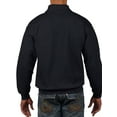 thumbnail image 2 of Gildan Men's and Big Men's 1/4 Zip Cotton Cadet Collar Sweatshirt, up to 2XL, 2 of 2