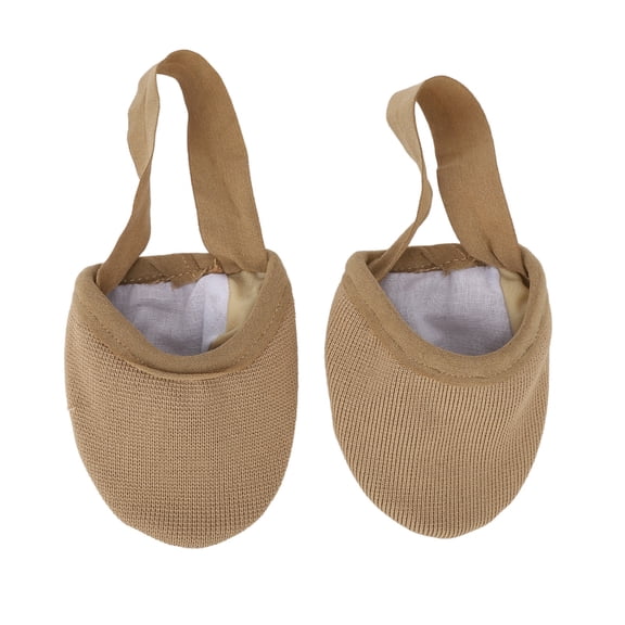 Half Sole Ballet Slipper, Dance Shoe Stretchy Breathable For Practice For Dance Skin Color L