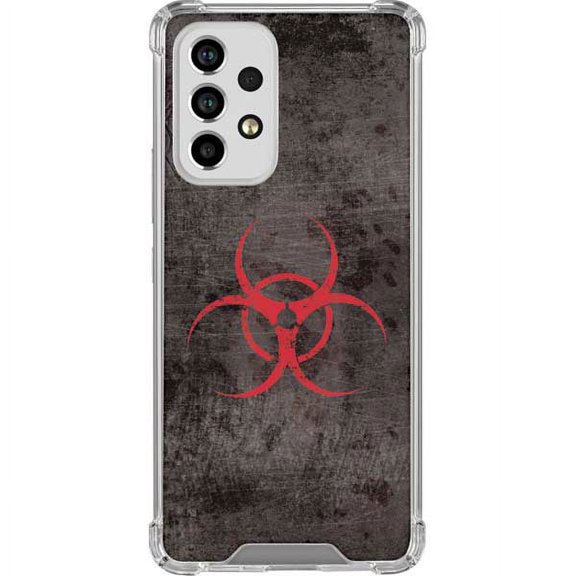 Skinit Survivalists Biohazard Red Galaxy A53 5G Clear Case